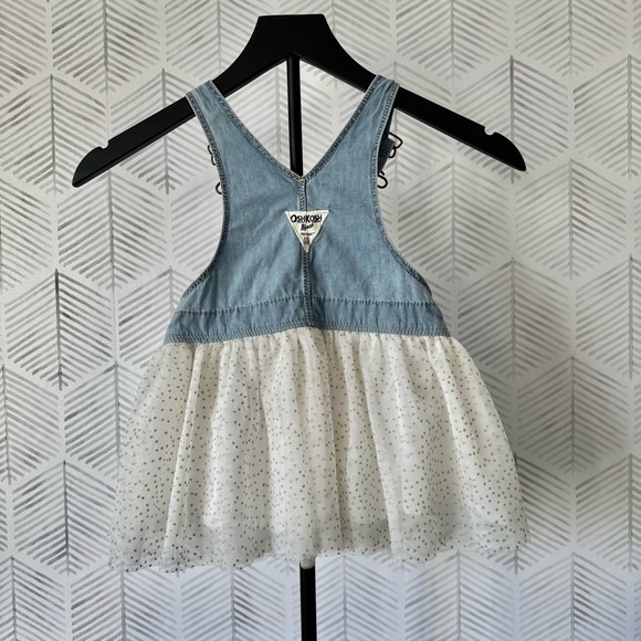 OshKosh B'gosh Girls Overalls Dress - EUC - Picture 2 of 3